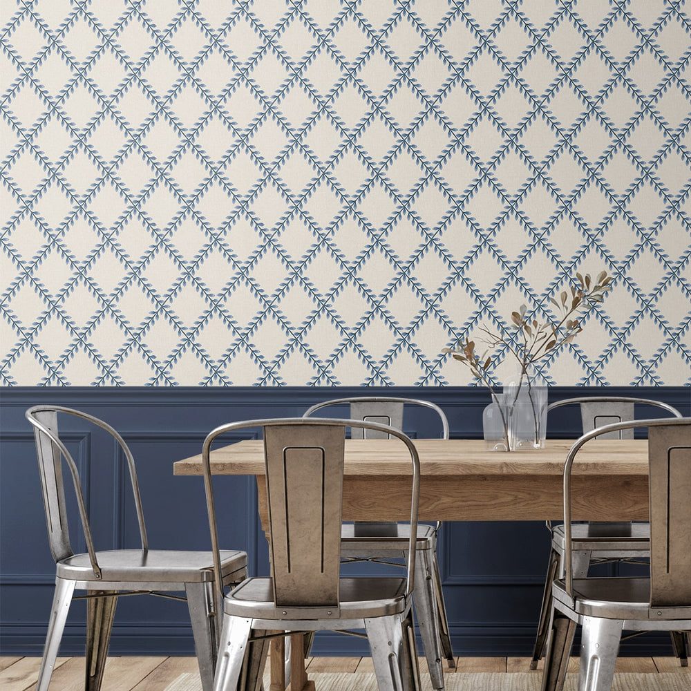 
                  
                    160160WR geometric peel and stick wallpaper dining room from Surface Style
                  
                