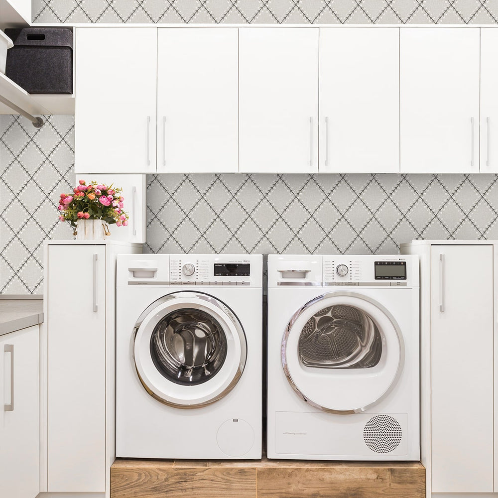 
                  
                    160161WR geometric peel and stick wallpaper laundry room from Surface Style
                  
                