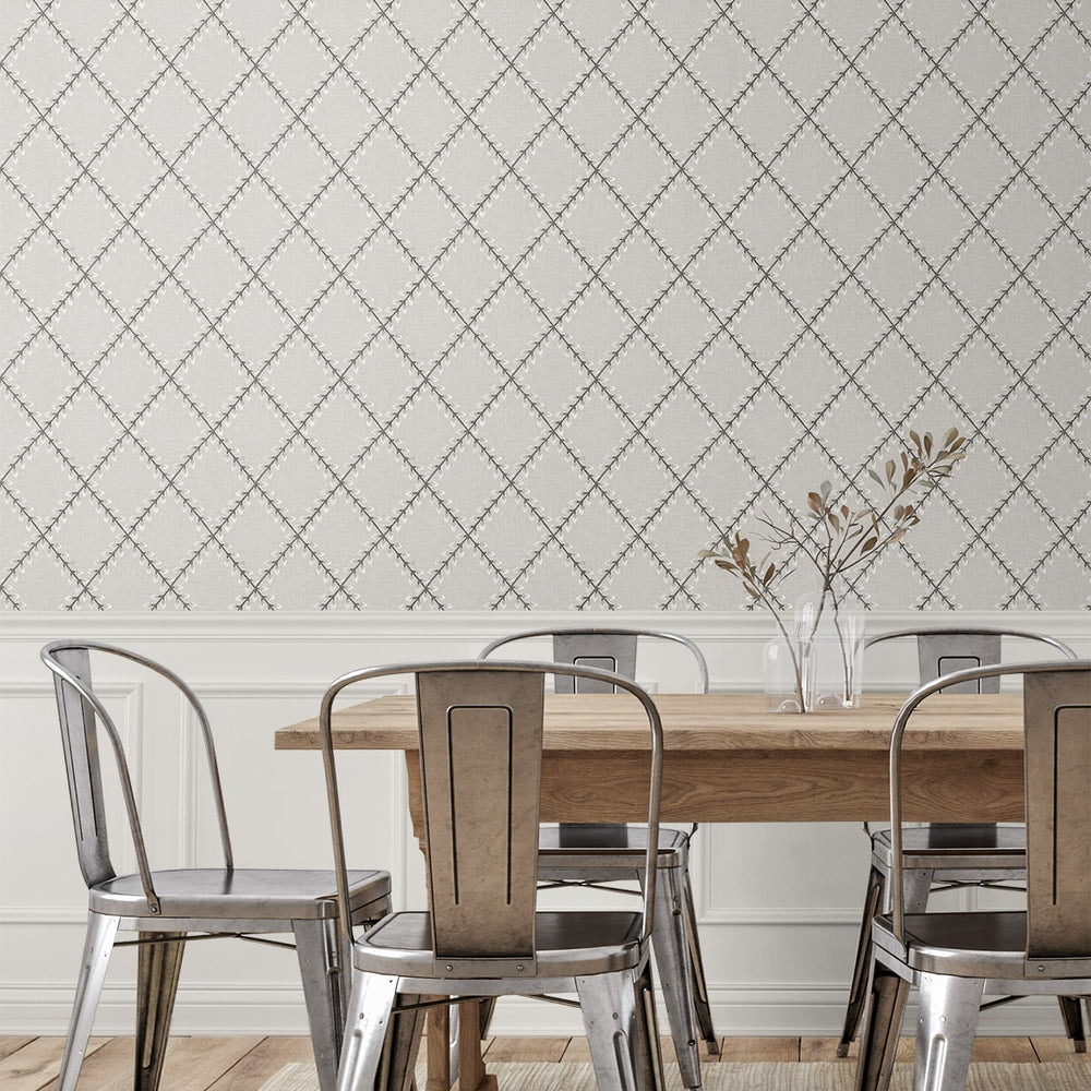 
                  
                    160161WR geometric peel and stick wallpaper dining room from Surface Style
                  
                