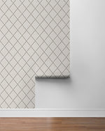 160161WR geometric peel and stick wallpaper roll from Surface Style