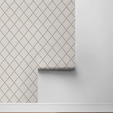160161WR geometric peel and stick wallpaper roll from Surface Style