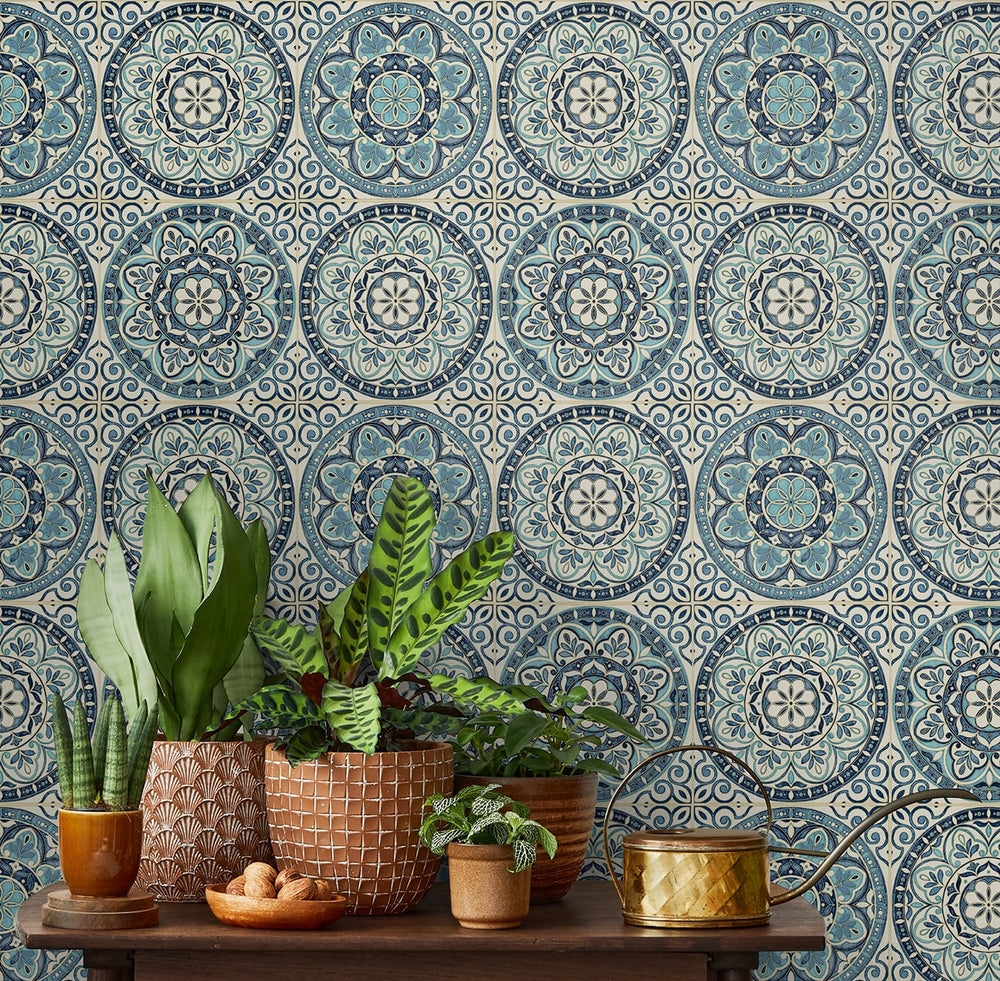 160170WR geometric peel and stick wallpaper decor from Surface Style
