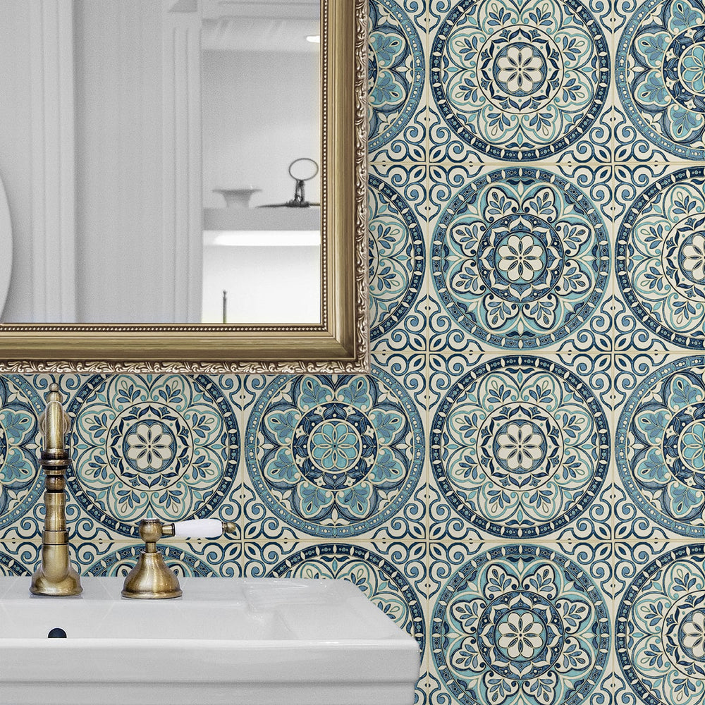 
                  
                    160170WR geometric peel and stick wallpaper accent from Surface Style
                  
                