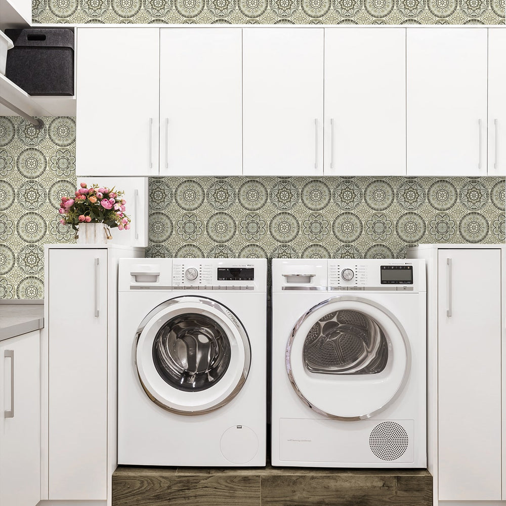 
                  
                    160171WR geometric peel and stick wallpaper laundry room from Surface Style
                  
                