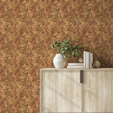 160180WR Cumbrae vintage peel and stick wallpaper living room from Surface Style