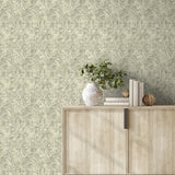 160182WR Cumbrae vintage peel and stick wallpaper living room from Surface Style