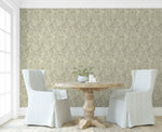 160182WR Cumbrae vintage peel and stick wallpaper dining room from Surface Style