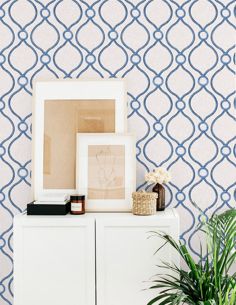 160190WR geometric peel and stick wallpaper decor from Surface Style