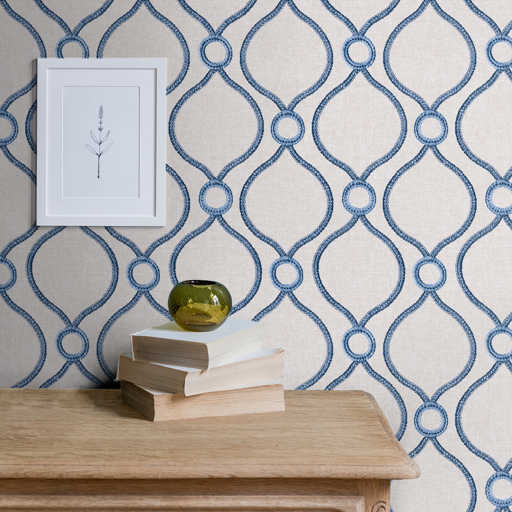 
                  
                    160190WR geometric peel and stick wallpaper accent from Surface Style
                  
                