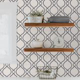 160191WR geometric peel and stick wallpaper accent from Surface Style