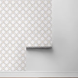 160192WR geometric peel and stick wallpaper roll from Surface Style