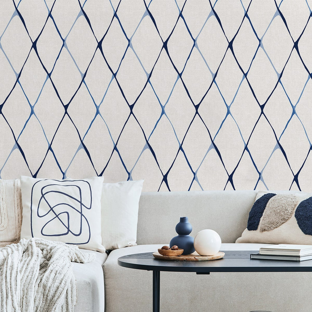 
                  
                    160201WR geometric peel and stick wallpaper living room from Surface Style
                  
                