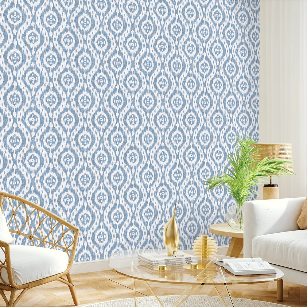 
                  
                    160210WR ikat peel and stick wallpaper living room from Surface Style
                  
                