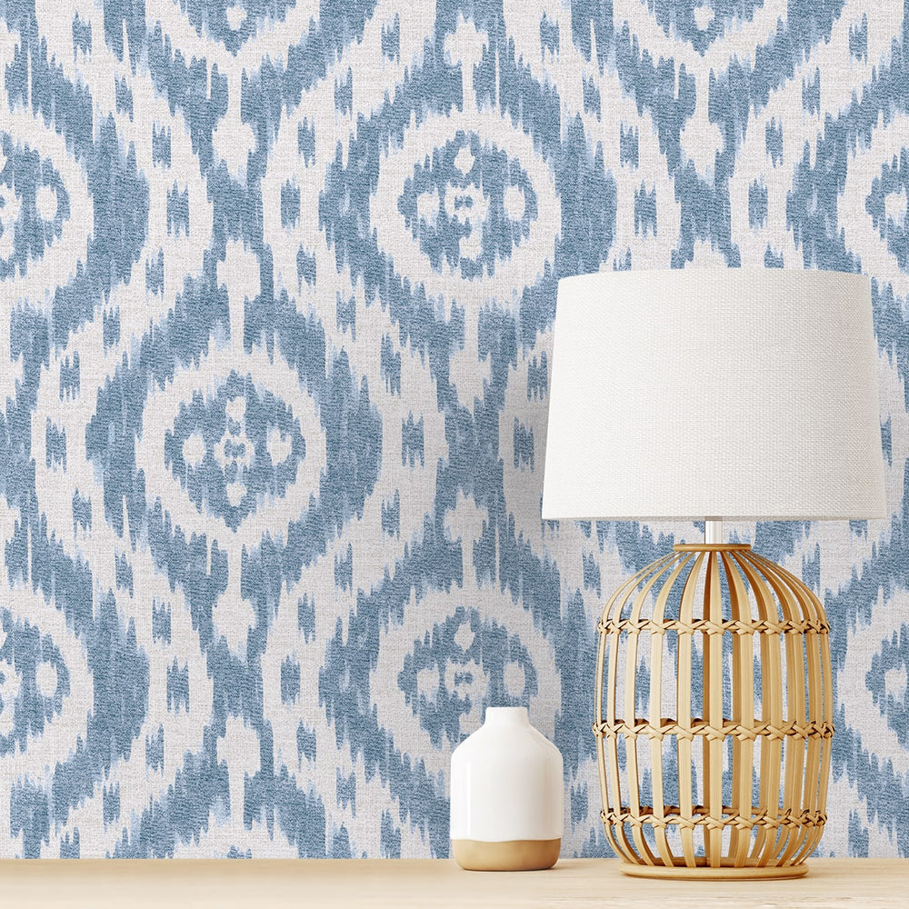 
                  
                    160210WR ikat peel and stick wallpaper decor from Surface Style
                  
                