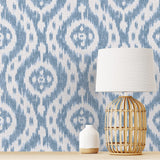 160210WR ikat peel and stick wallpaper decor from Surface Style