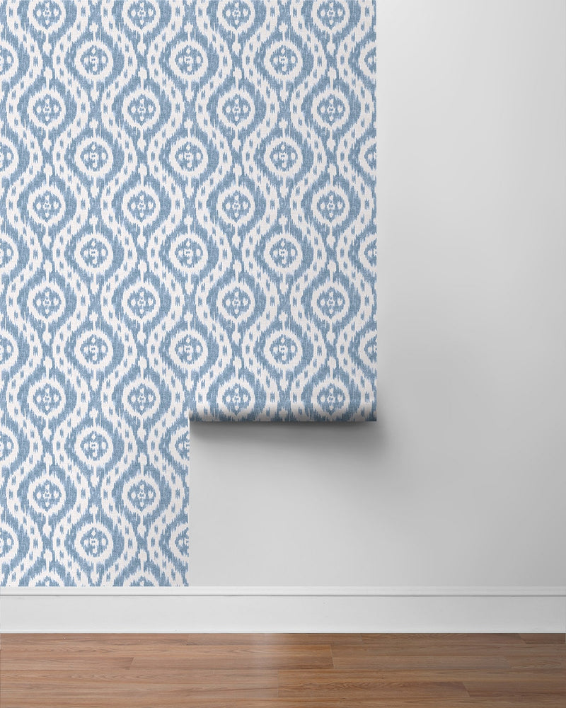 160210WR ikat peel and stick wallpaper roll from Surface Style