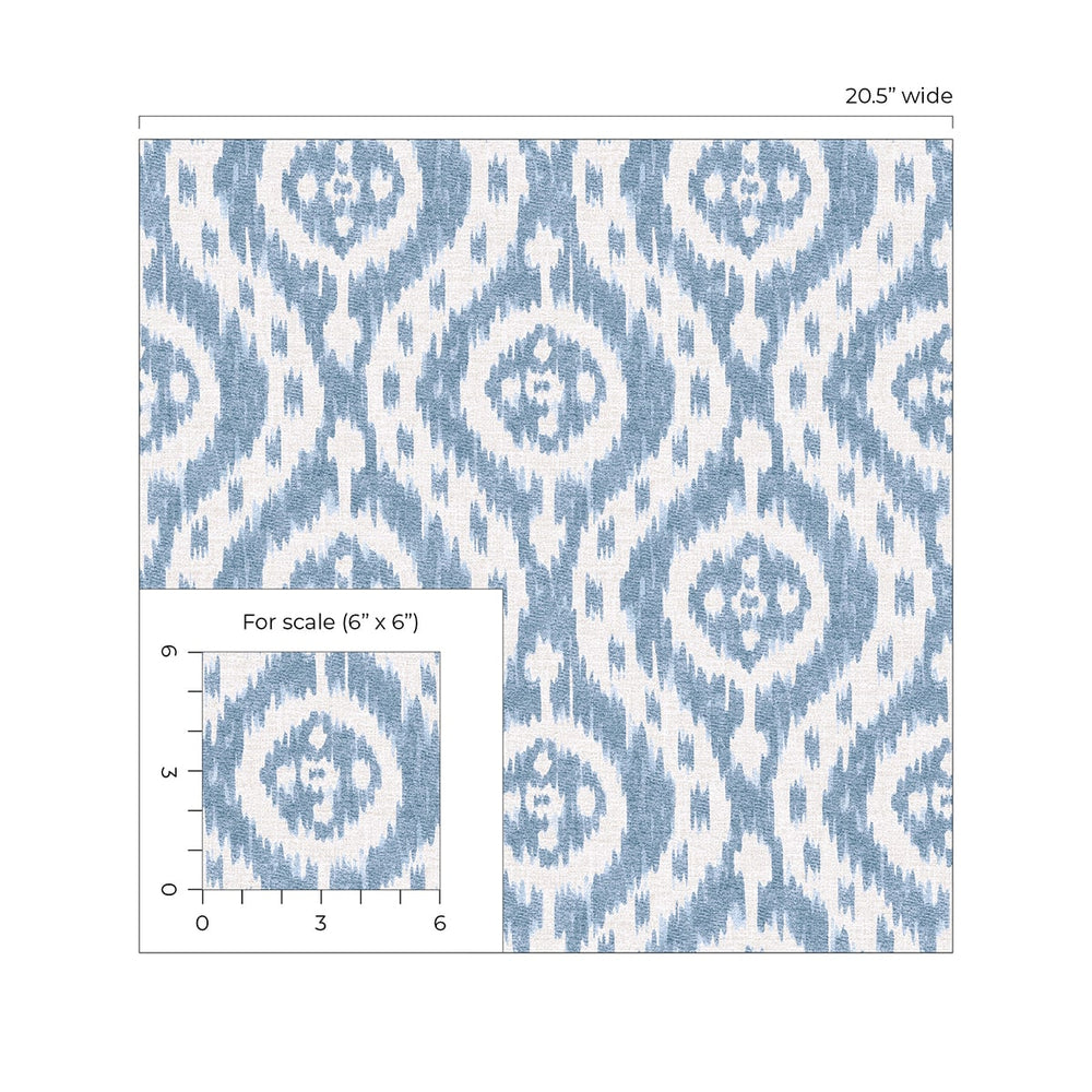 
                  
                    160210WR ikat peel and stick wallpaper scale from Surface Style
                  
                