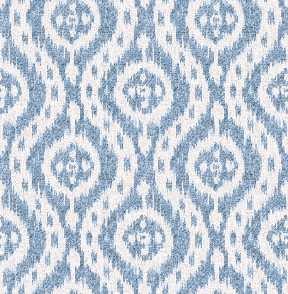 Ikat Tracery Geometric Peel and Stick Removable Wallpaper