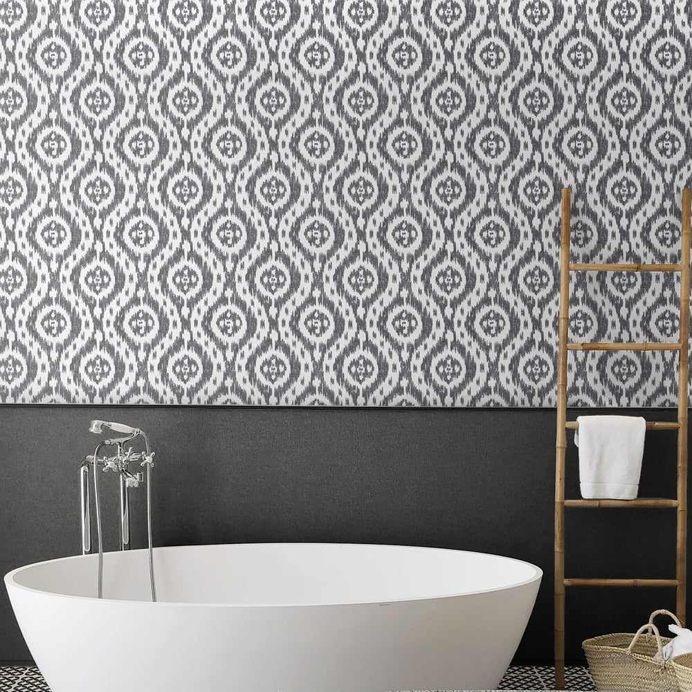 
                  
                    160211WR ikat peel and stick wallpaper bathroom from Surface Style
                  
                