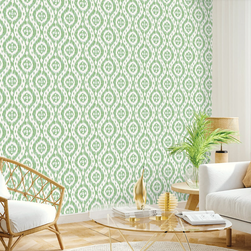 
                  
                    160212WR ikat peel and stick wallpaper living room from Surface Style
                  
                