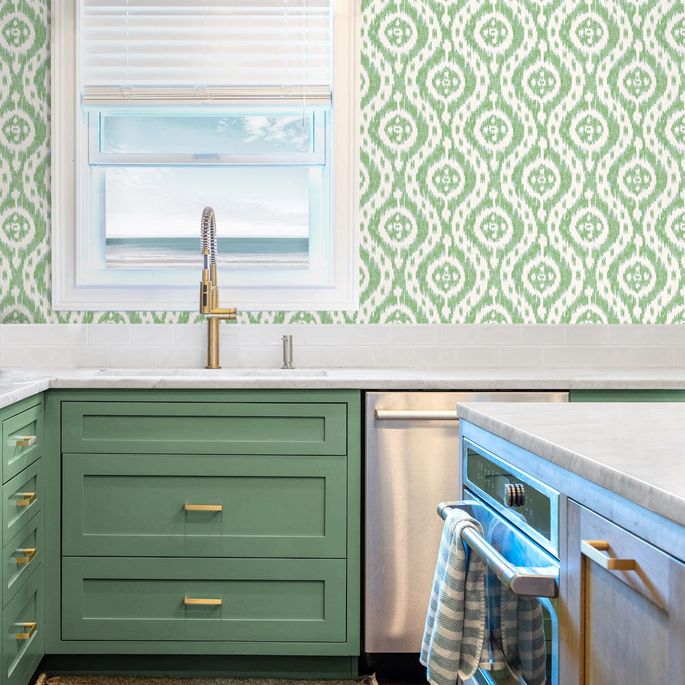 
                  
                    160212WR ikat peel and stick wallpaper kitchen from Surface Style
                  
                