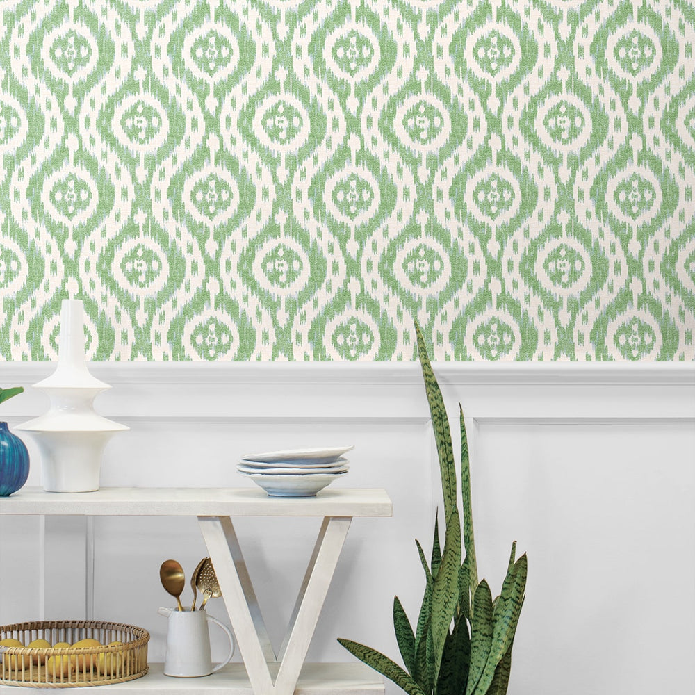 
                  
                    160212WR ikat peel and stick wallpaper dining room from Surface Style
                  
                
