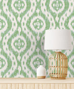 160212WR ikat peel and stick wallpaper decor from Surface Style