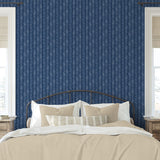 160230WR botanical peel and stick wallpaper bedroom from Surface Style