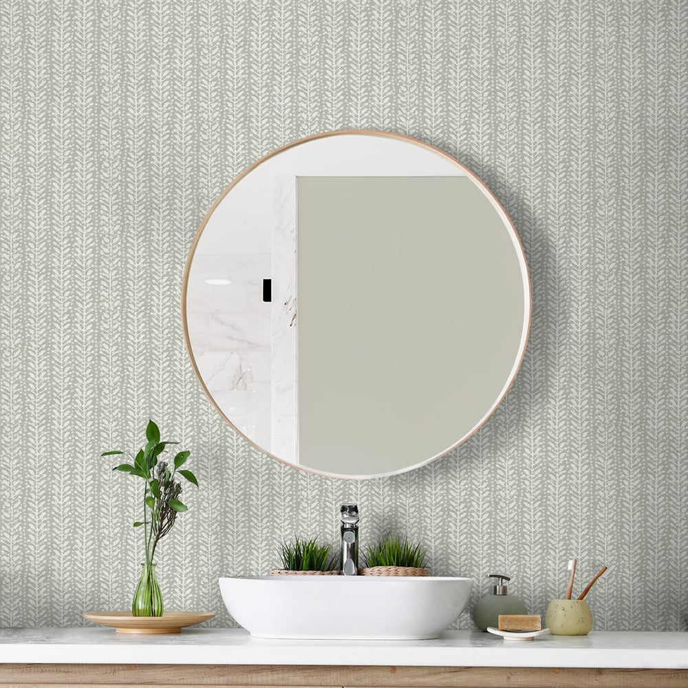 
                  
                    160231WR botanical peel and stick wallpaper bathroom from Surface Style
                  
                