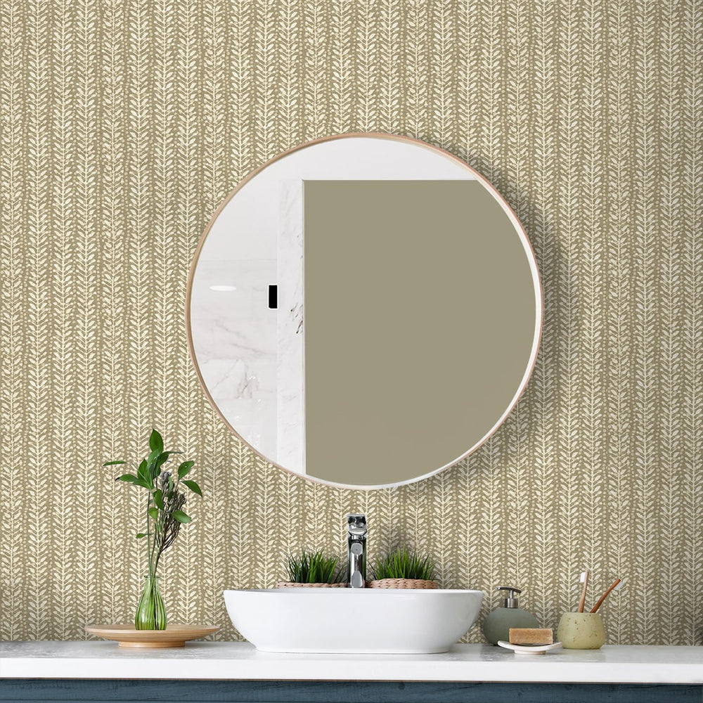 
                  
                    160232WR botanical peel and stick wallpaper bathroom from Surface Style
                  
                
