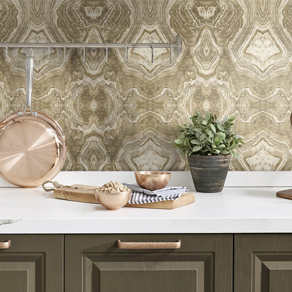 
                  
                    160241WR abstract peel and stick wallpaper kitchen from Surface Style
                  
                