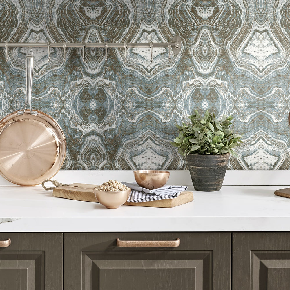 
                  
                    160242WR abstract peel and stick wallpaper kitchen from Surface Style
                  
                