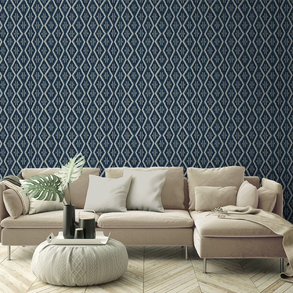 
                  
                    160250WR geometric peel and stick wallpaper living room from Surface Style
                  
                