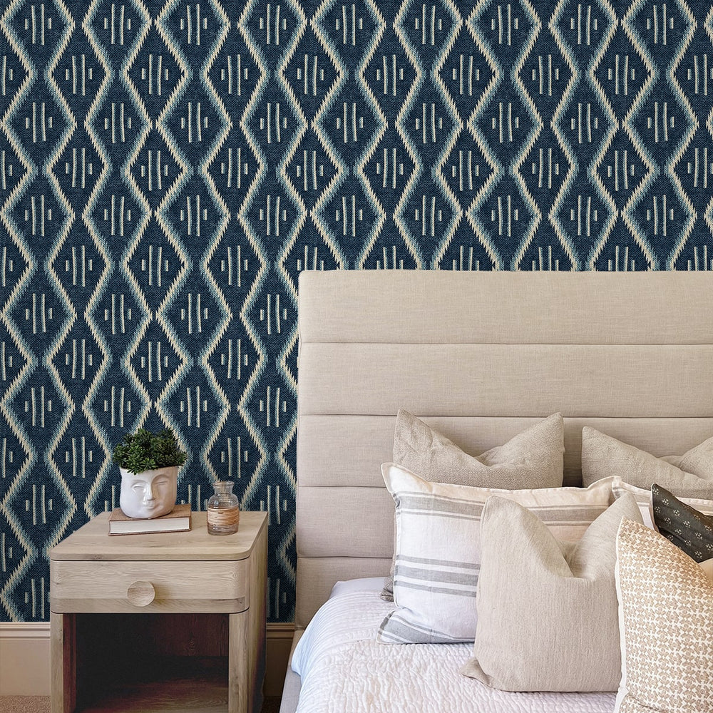 
                  
                    160250WR geometric peel and stick wallpaper bedroom from Surface Style
                  
                