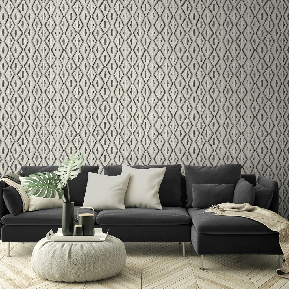
                  
                    160251WR geometric peel and stick wallpaper living room from Surface Style
                  
                
