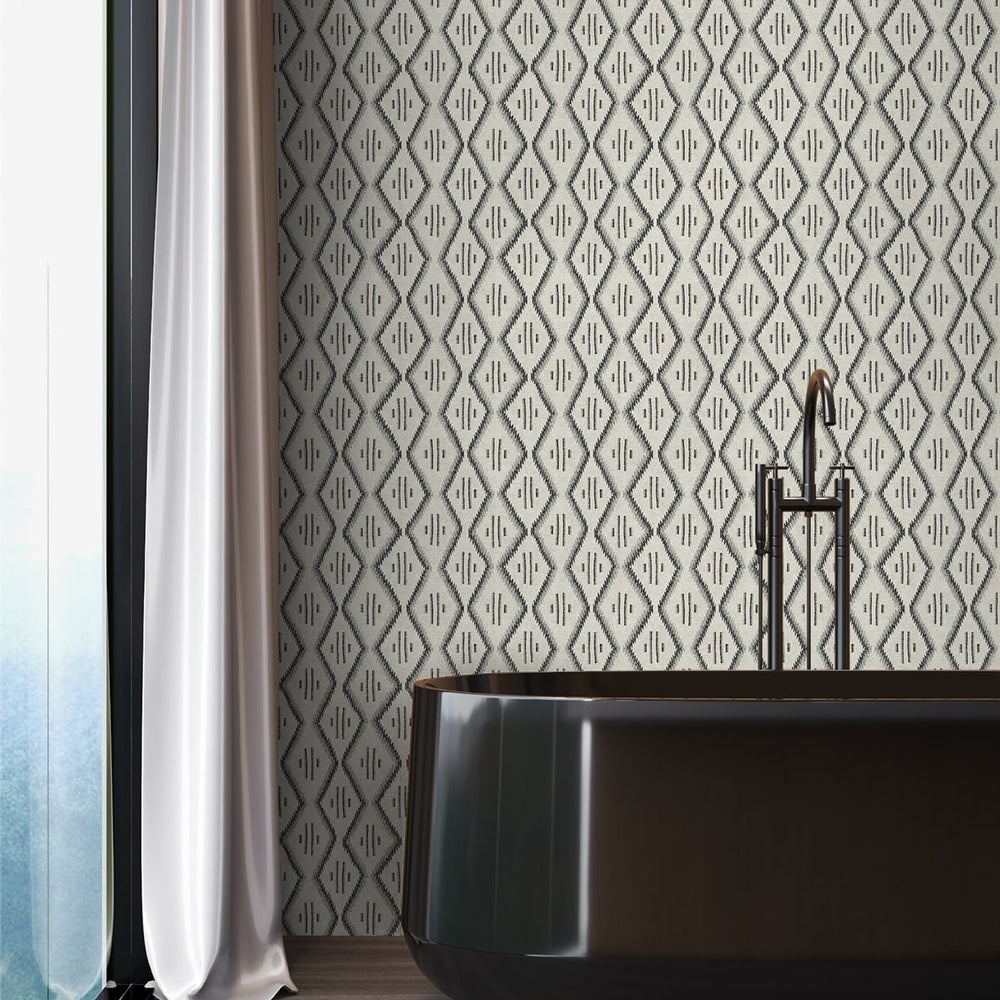 
                  
                    160251WR geometric peel and stick wallpaper bathroom from Surface Style
                  
                