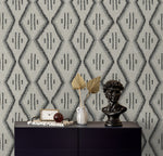 160251WR geometric peel and stick wallpaper decor from Surface Style