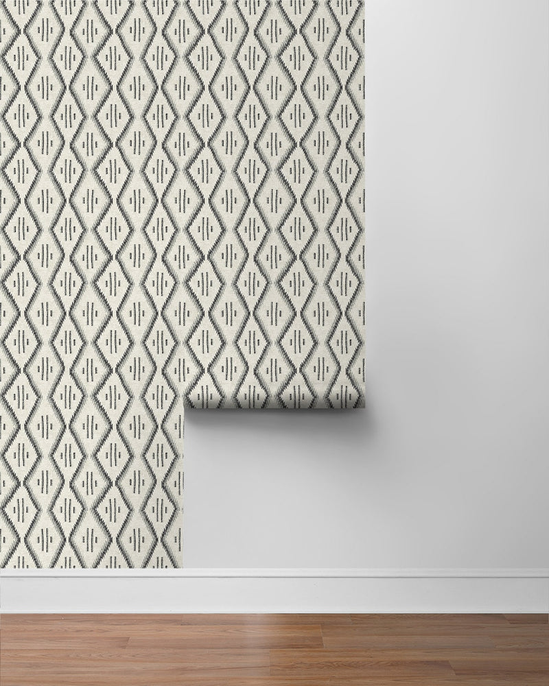 160251WR geometric peel and stick wallpaper roll from Surface Style