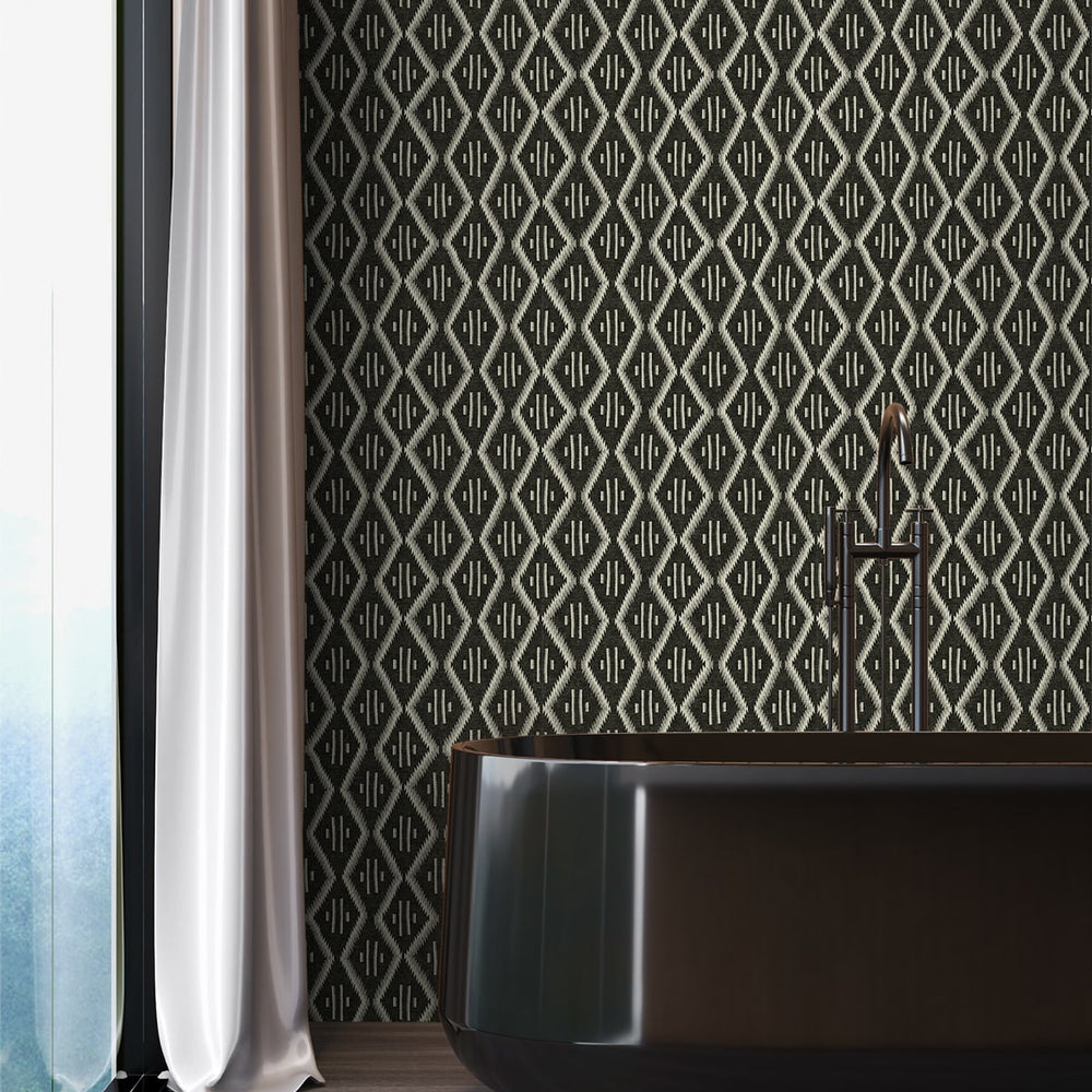 
                  
                    160252WR geometric peel and stick wallpaper bathroom from Surface Style
                  
                