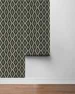 160252WR geometric peel and stick wallpaper roll from Surface Style
