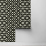 160252WR geometric peel and stick wallpaper roll from Surface Style