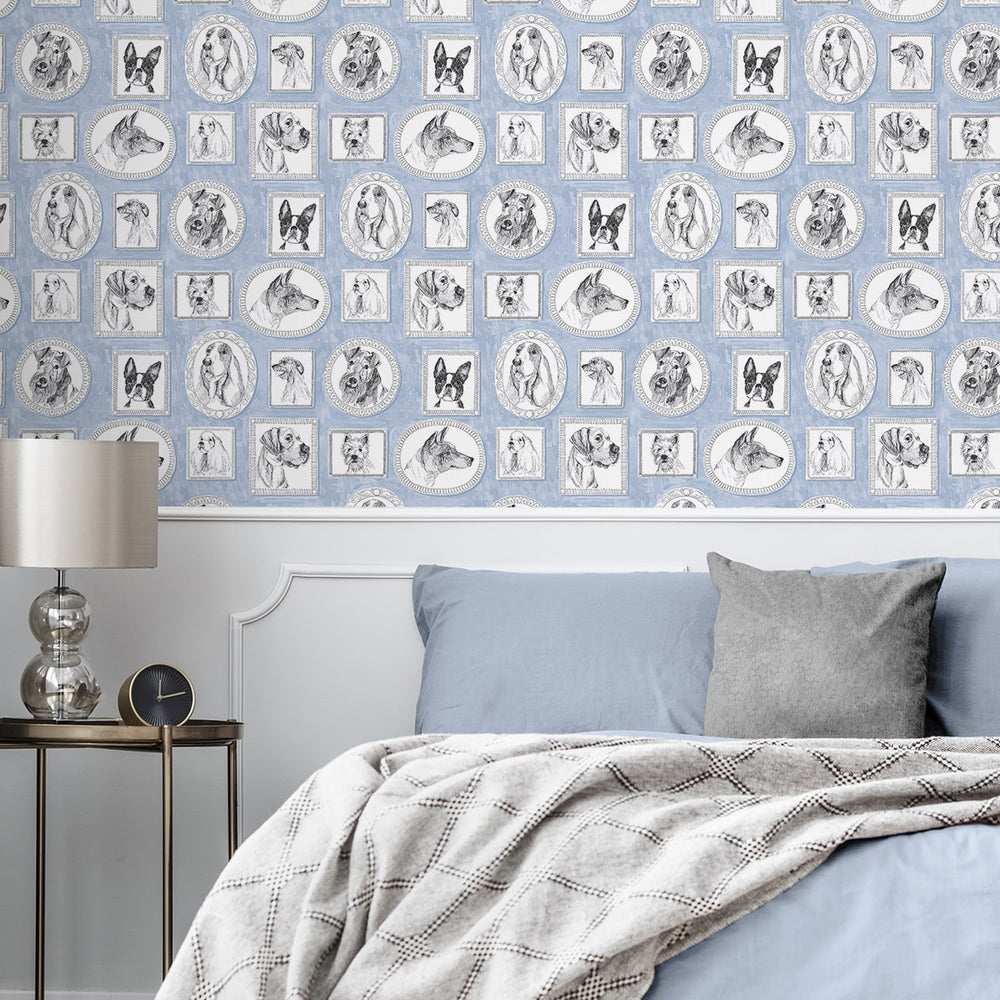 
                  
                    160260WR dog peel and stick wallpaper accent from Surface Style
                  
                