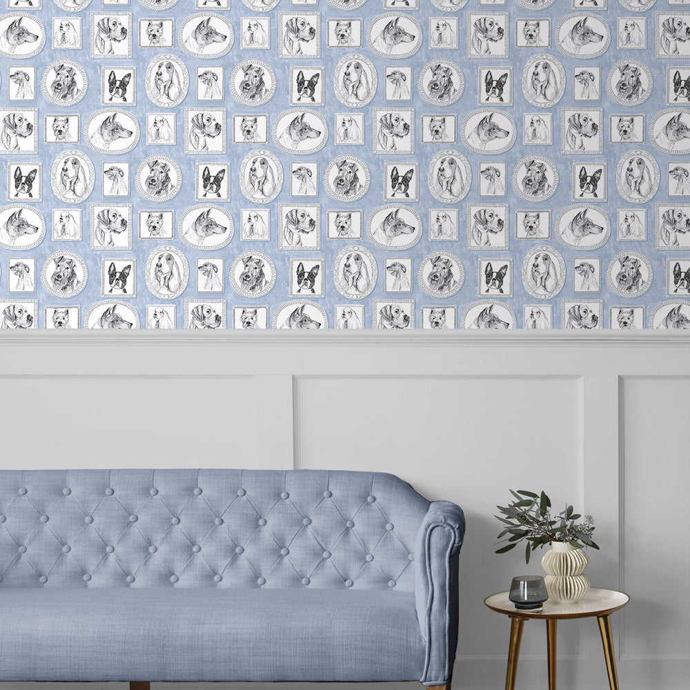 
                  
                    160260WR dog peel and stick wallpaper entryway from Surface Style
                  
                