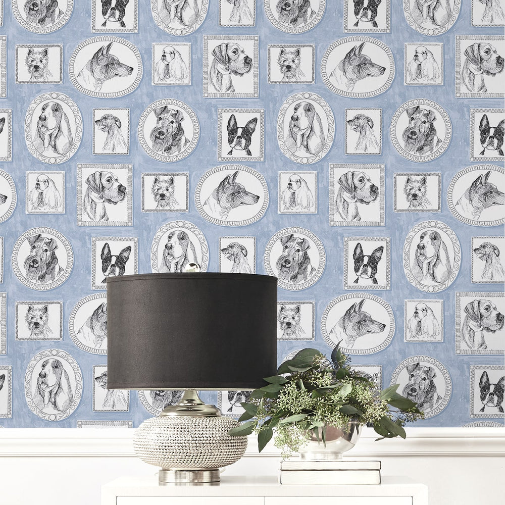 
                  
                    160260WR dog peel and stick wallpaper decor from Surface Style
                  
                