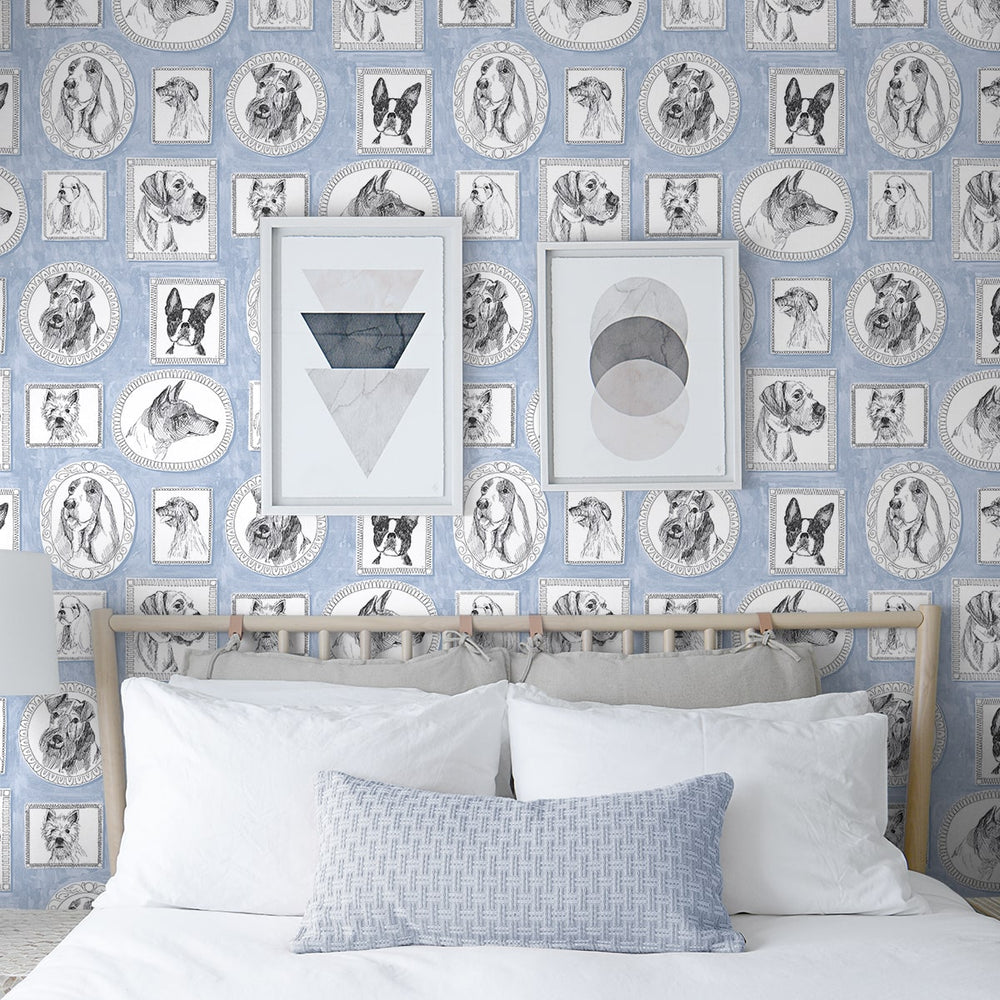 
                  
                    160260WR dog peel and stick wallpaper bedroom from Surface Style
                  
                