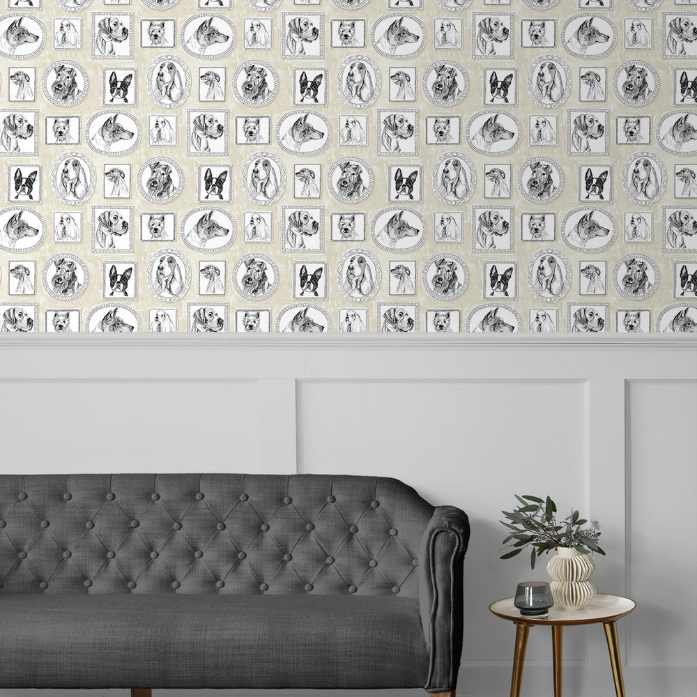 
                  
                    160261WR dog peel and stick wallpaper entryway from Surface Style
                  
                