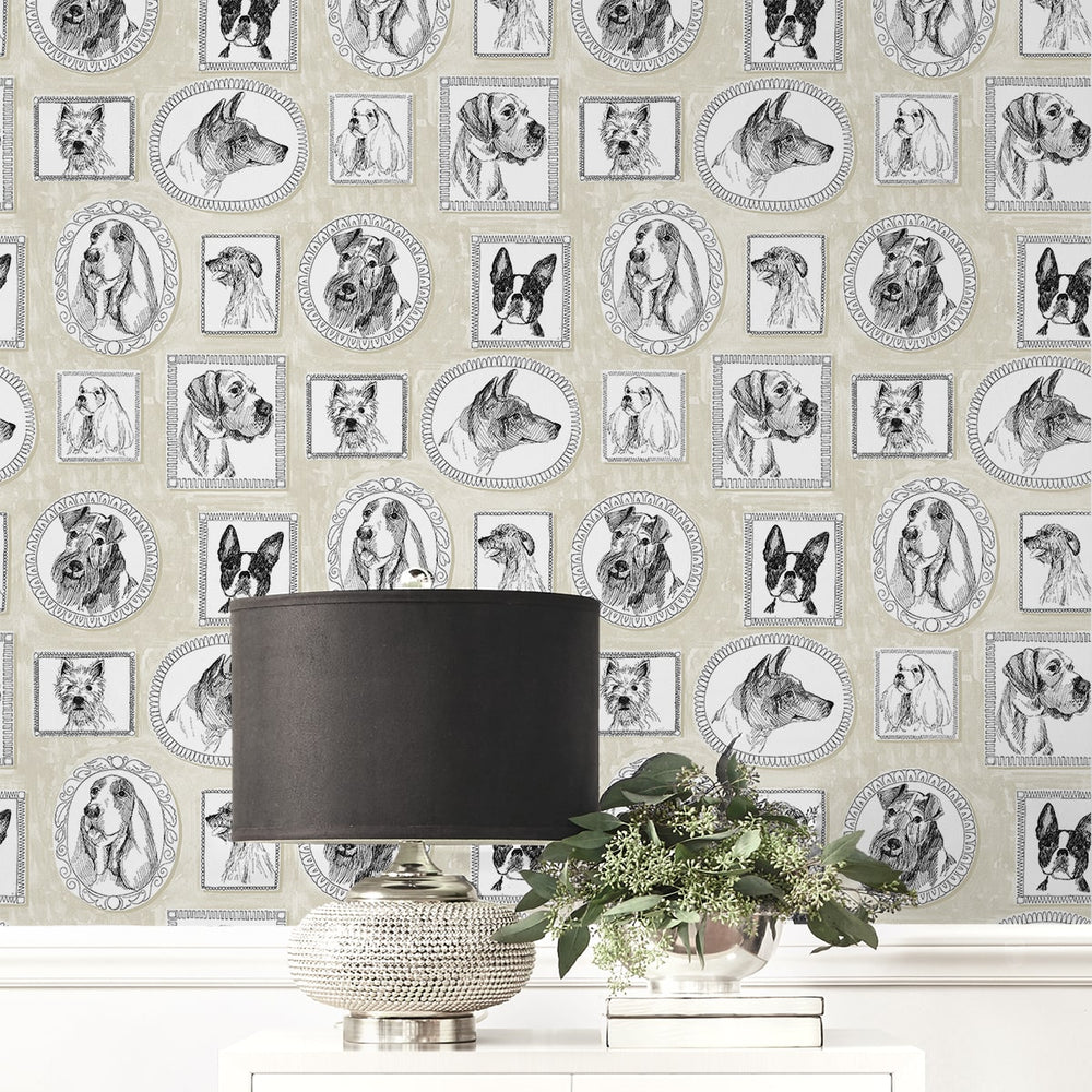 
                  
                    160261WR dog peel and stick wallpaper decor from Surface Style
                  
                