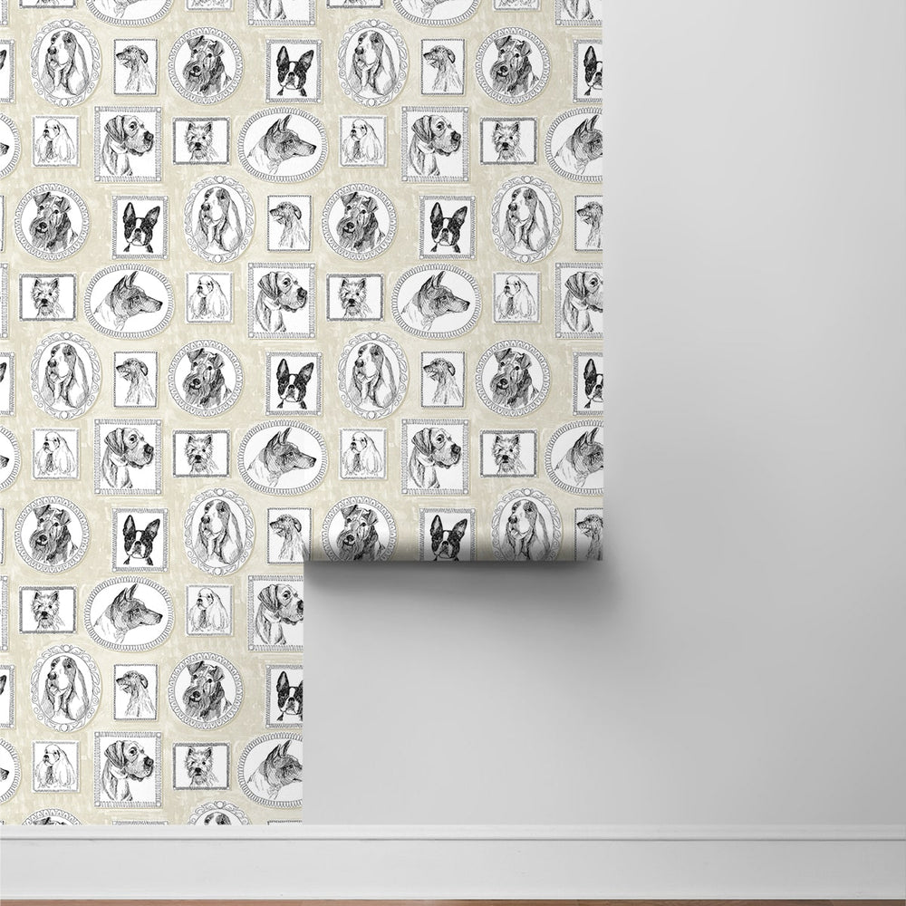 
                  
                    160261WR dog peel and stick wallpaper roll from Surface Style
                  
                