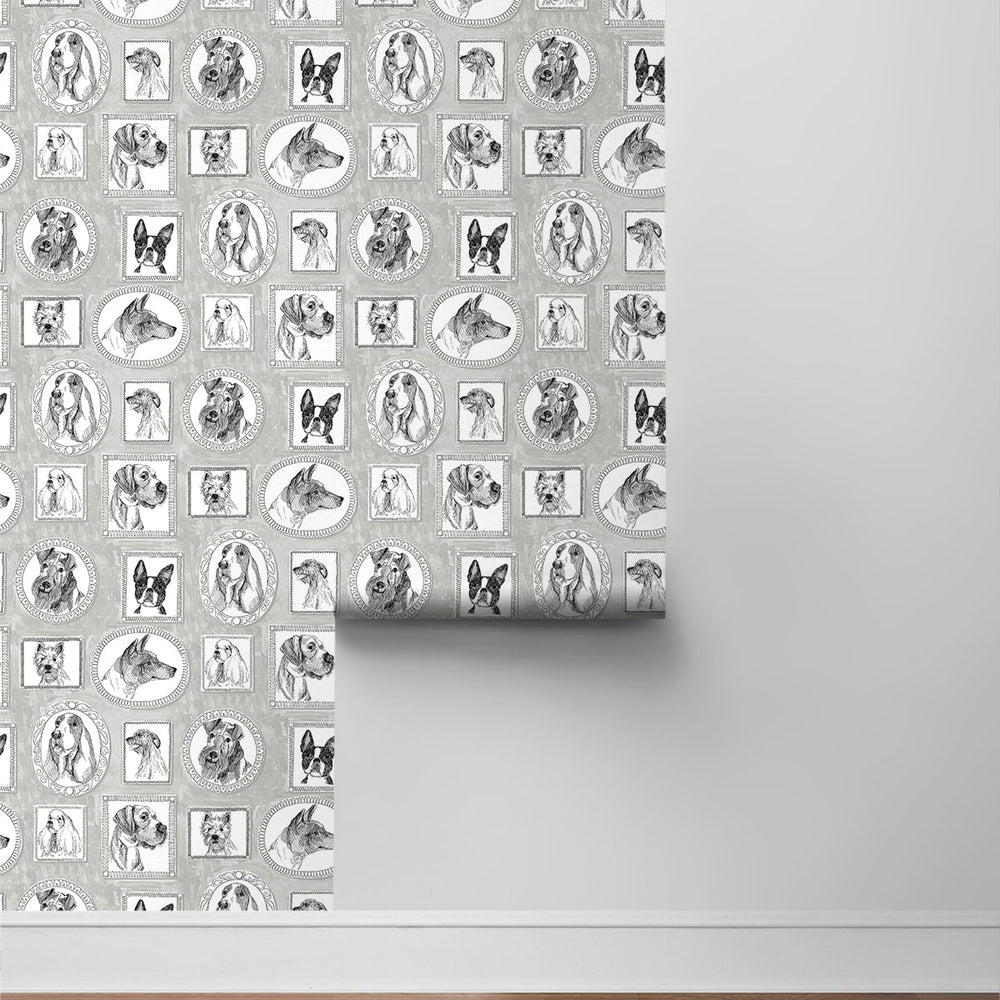 
                  
                    160262WR dog peel and stick wallpaper roll from Surface Style
                  
                