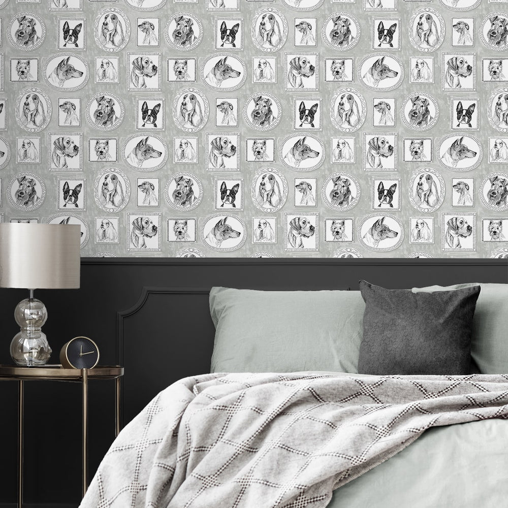 
                  
                    160262WR dog peel and stick wallpaper bedroom from Surface Style
                  
                